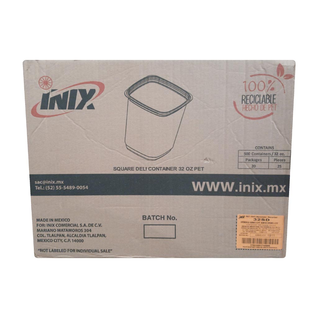 Contenedor Cuadrado 32 SD Inix – www.reni.mx